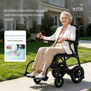 Fauteuil roulant électrique intelligent <span class=keywords><strong>XSTO</strong></span> EzGo3 en fibre de carbone, robot mobile d'assistance à la mobilité, robot mobile intégré - Product Image 3