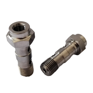 <span class=keywords><strong>Bulloni</strong></span> in Titanio GR5 <span class=keywords><strong>M10</strong></span>*1*37.5mm di Alta Qualità, <span class=keywords><strong>Bulloni</strong></span> Banjo a Testa Esagonale, Raccordo Terminale Tubo Freno - Product Image 1