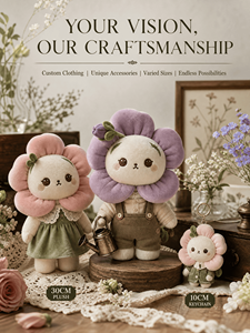 Juguete de Peluche Personalizado Floral Bloom <span class=keywords><strong>Gloom</strong></span> de 10 cm con Cara de Vinilo, Llavero, Serie de Cajas Sorpresa de Moda, Fabricante OEM ODM de Animales de Peluche Premium - Product Image 5