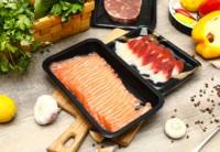 Film d'emballage sous vide multicouche en PE souple de qualité alimentaire à haute barrière, résistant à l'humidité, pour viande de bœuf (film skin pack)