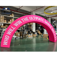 Arco de inicio de acabado de armazón portátil para evento de carreras