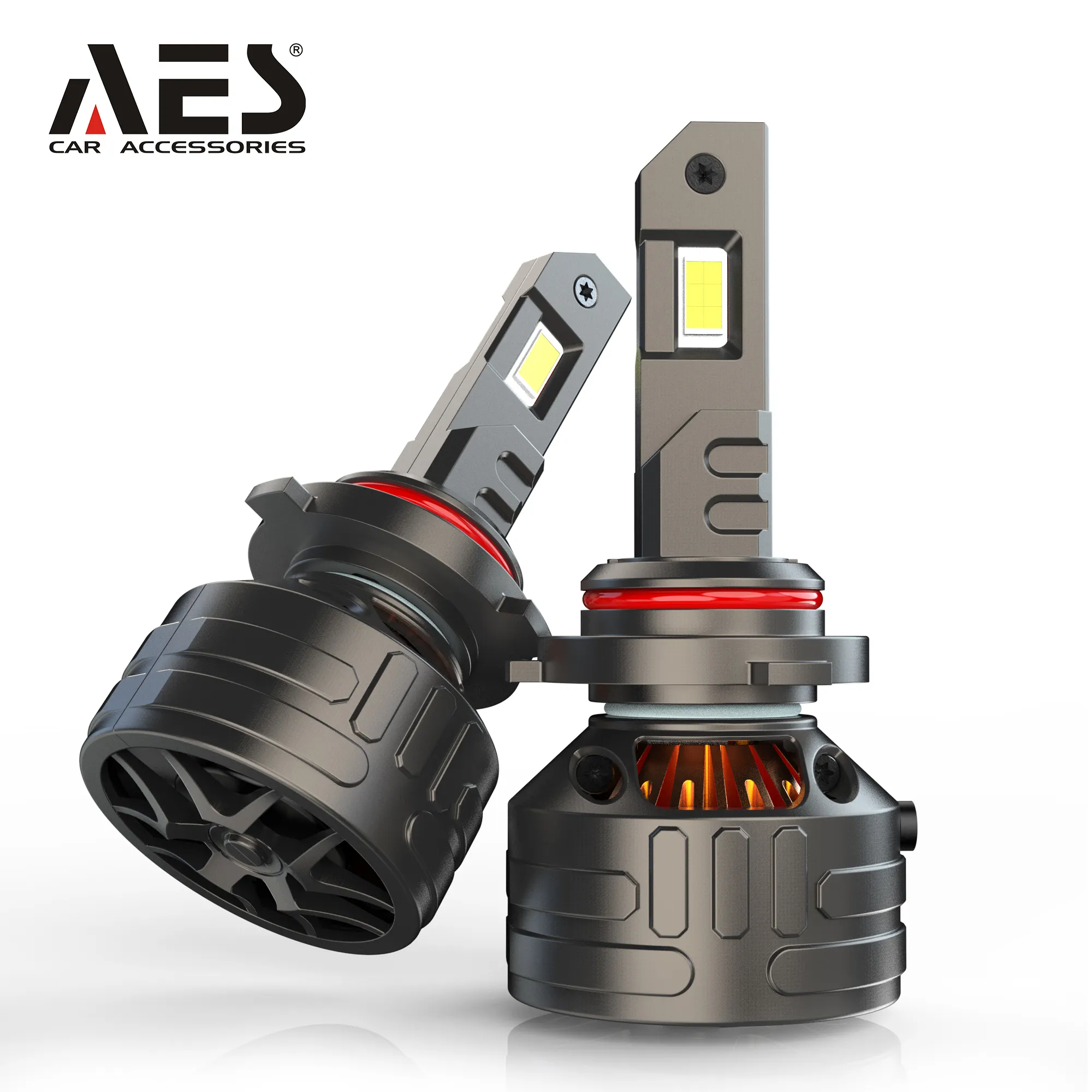 AES T1 Pro 100w LED-Scheinwerfer 6075 Taiwan LED-Chip mit Abblendlicht Canbus Fast Bright Automotive Head Lamp