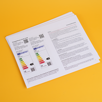 Personnalisable Pas Cher Catalogue Brochure Flyer Impression Carton Kraft Offset Duplex Board-Notices d'instruction de haute qualité Affiches