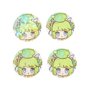 Keke Anime <b>Badges</b> 32mm 44mm 25mm 58mm Glossy Film Laser Card Double Flashing Pin <b>Badge</b> For Gift <b>Birthday</b> Party - Product Image 5