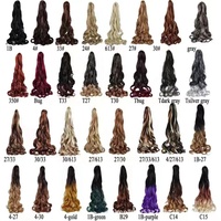 Perruque pré-collée à double trame, fibre haute température, 22 pouces, 150g, grandes boucles françaises, ondulations lâches, tressée, longue et bouclée