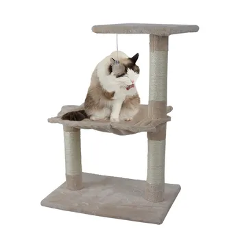 Short Plush Comfortable Cat House Cat Stairs Large Cat tree