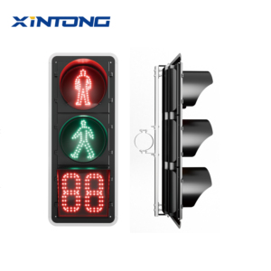 Feux de circulation <span class=keywords><strong>LED</strong></span> à <span class=keywords><strong>3</strong></span> <span class=keywords><strong>aspects</strong></span> de 300 mm pour les intersections de circulation complexes - Product Image 1