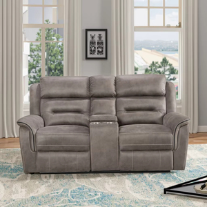 Sofá Reclinable Manual Tapizado en Cuero Cy <span class=keywords><strong>Euro</strong></span>, Juego 3+2+1 para Sala de Estar, Hotel y Villa, Diseño Moderno, Entrega Rápida - Product Image 2