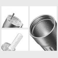 Bouteille Hotherm 600 ml en titane pur avec couvercle Tritan, double infuseur à thé, cordon tressé, sans revêtement, logo personnalisé, vente en gros pour entreprises, café