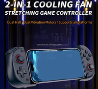 Nouvelle manette de jeu sans fil S X3 2-en-1 avec ventilateurs de refroidissement double Hall extensibles pour iOS