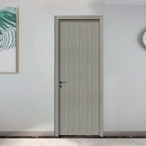 Puerta de Dormitorio de Aleación de Aluminio Directo de Fábrica con Aislamiento Acústico, Superficie Acabada, Apertura Manual, Estilo Simple - Product Image 1
