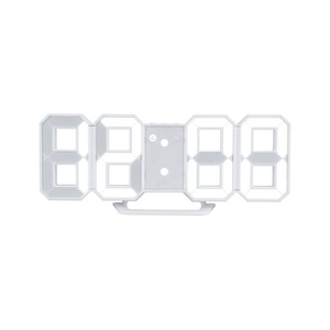 2023 Hot Sale Ce/rohs Home Decoration White 3d Number Digital <strong>Led</strong> <strong>Wall</strong> <strong>Clock</strong> With Different Colors - Product Image 1