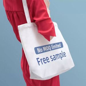 Sacs fourre-tout en toile personnalisés de 8 oz, 10 oz, 12 oz avec fermeture éclair, couleur et logo personnalisés, marque OEM - Product Image 1