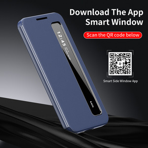 Étui à rabat en cuir <span class=keywords><strong>de</strong></span> luxe JOYPORODO F015 Smart Side Window Series pour <span class=keywords><strong>Samsung</strong></span> S22 S23 S24 S25 S26 Ultra – Vente en gros - Product Image 3
