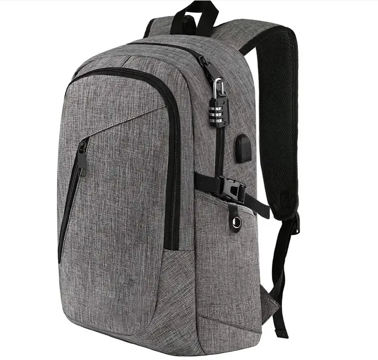 Yeni varış geri dönüşümlü toptan özel özel etiket Anti hırsızlık dayanıklı sırt çantası Laptop