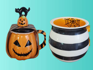Tazas de cerámica divertidas hechas a mano personalizadas <span class=keywords><strong>para</strong></span> <span class=keywords><strong>Halloween</strong></span> al por mayor, taza de fantasma con cabeza de calabaza con bandeja <span class=keywords><strong>para</strong></span> bebidas de <span class=keywords><strong>Halloween</strong></span> - Product Image 5