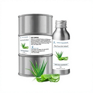 Aceite de Aloe Vera Aethon International con Infusión de Aloe Vera 1 Litro Producto Orgánico Puro y Natural para el Cuidado de la Piel para Todo Tipo de Piel - Product Image 1