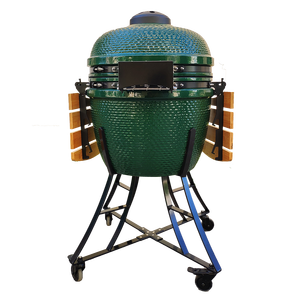 เตาอบเซรามิก <span class=keywords><strong>Kamado</strong></span> ขนาด 24 นิ้ว XL ยี่ห้อ Auplex, เตาบาร์บีคิวถ่านขนาด OEM สำหรับลานกลางแจ้งและตั้งแคมป์ (ตะแกรงปรับได้ 13 นิ้ว ถึง 29 นิ้ว) - Product Image 4