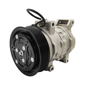 คอมเพรสเซอร์ AC แบบเหล็ก<span class=keywords><strong>10S11C</strong></span> 7PK เอาต์พุตสำหรับ HILUX 2004-2015 OE 447260-8020สินค้าใหม่ - Product Image 1