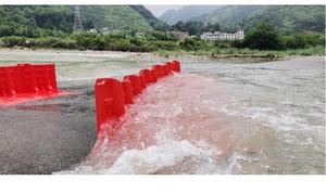 100*80*90cm ABS plastik kırmızı renk L şekli ev kapı kapısı koruma su kontrol engelleme sel bariyer - Product Image 6