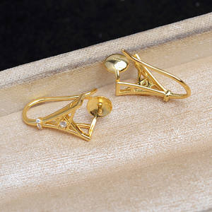 Accessoire DIY en argent 925, pendentif carré en nacre de cheval, support vide, taille 3 mm, plaqué, produit semi-fini irrégulier, 15,1-15,3 - Product Image 3