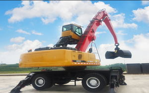 Manipolatore Portatile a Braccio Lungo 45t Crawler Material Handler SMHC45V con Altezza <span class=keywords><strong>di</strong></span> Lavoro <span class=keywords><strong>di</strong></span> 16,8m, Motore ad Alto Momento <span class=keywords><strong>di</strong></span> Carico e Trasmissione a Ingranaggi - Product Image 4