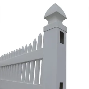 生产销售优质园林农家围栏6'x8' 白色乙烯基格栅板