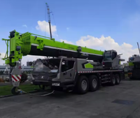 Machinerie de levage robuste, grue sur camion Zoomlion ZTC800H à 4 essieux et 7 sections, 80 tonnes, pour les projets de construction
