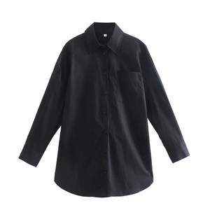 Autunno 2022 New Euro American 14 Color Pocket Decoration camicia Basic a maniche lunghe da <span class=keywords><strong>donna</strong></span> - Product Image 4