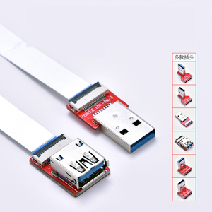 Tùy chỉnh ldk USB3.0 tốc độ cao cáp linh hoạt USB Nam linh hoạt cáp phẳng FPC <span class=keywords><strong>Raspberry</strong></span> <span class=keywords><strong>Pi</strong></span> kết nối - Product Image 3