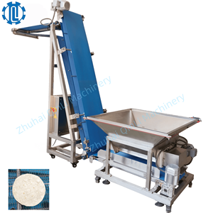 Cortadora de Masa de Fácil Operación, Elevador de Masa con Cinta <span class=keywords><strong>Transportadora</strong></span> y Velocidad Ajustable, Material de Grado Alimenticio, Equipo de Panadería <span class=keywords><strong>para</strong></span> Manipulación de Masa - Product Image 2
