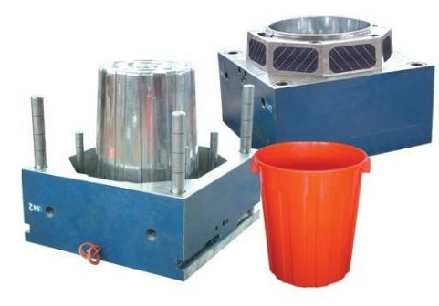 Cubo de basura de plástico molde de inyección de residuos basura cubo de basura Bin molde de plástico