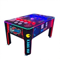 KEM Machine de jeu d'arcade à monnayeur en métal, jeu de combat rapide et amusant avec interface en anglais, pour défis et récompenses rapides