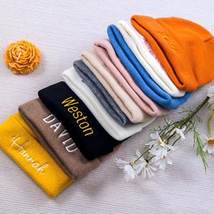 Gorro de Punto Personalizado de <span class=keywords><strong>Lana</strong></span> <span class=keywords><strong>Merino</strong></span> de Alta Calidad, Gorro de Invierno Suave, Pesado y Cálido, Gorro de Punto Unisex Liso con Logotipo Bordado para Exteriores - Product Image 1