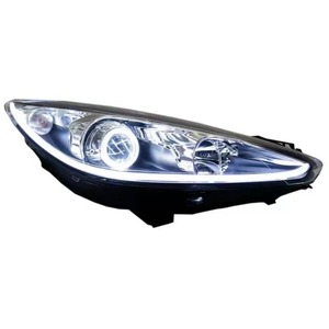 Fari LED Personalizzati per <span class=keywords><strong>Peugeot</strong></span> <span class=keywords><strong>308</strong></span> 308SW con DRL Blu e Lenti Bi-xeno 12V - Product Image 5
