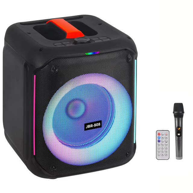 JBR-808 Hot Sell 2023 Party Portable Speakers for Outdoor Speaker 8 Inch 20W High-Power Wireless High Volume Subwoofer Speaker