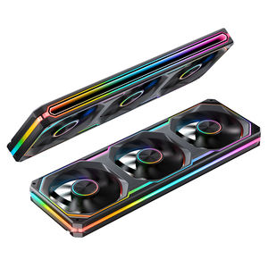 <span class=keywords><strong>XA</strong></span>-360มาใหม่ arBB PWM 4PIN 3PIN ความเร็วตัวแปรแรงลมแรงแรงกระจกสามบานแบบบูรณาการพัดลมไอน้ำเคสคอมพิวเตอร์ - Product Image 3