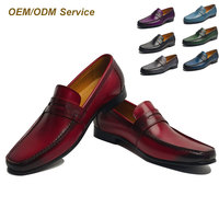 Mocassins Homme en Cuir Véritable Faits Main Respirants à Bout Pointu, Couleurs Personnalisables, Idéaux pour l'Été et l'Automne – Vente Directe Usine