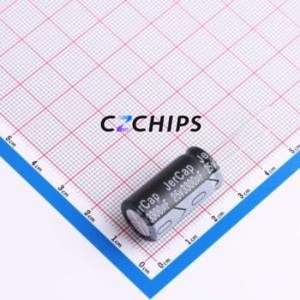 Condensateur électrolytique en aluminium ERA25V3300M13X25 à montage traversant, composant à montage traversant THT, D13xL25mm 3300uF 20% 25V 5mm - Product Image 1