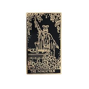 Diseño libre Venta caliente Tarot los amantes Ángel Adán y Eva oro Metal buena calidad broche personalizado suave duro esmalte pines insignia - Product Image 5
