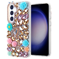 Étui de téléphone Premium KINGSOUL esthétique brillant en TPU+PC+verre avec design papillon personnalisé antichoc pour 14/15/16