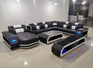 सीवाई सस्ते कीमत आधुनिक शैली तकनीकी असली लेदर सोफे कमरे में रहने वाले फर्नीचर सेट झुकनेवाला सोफे - Product Image 3