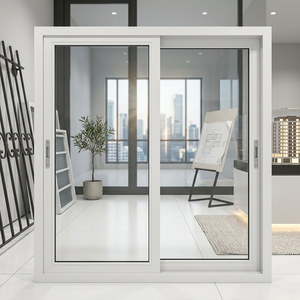 Soluzione Chiavi in Mano per Grandi Progetti: Finestra <span class=keywords><strong>Scorrevole</strong></span> in Alluminio Verniciato a Polvere Bianco per Residenziale, Commerciale, Hotel - Product Image 2