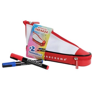 PIGNA - ÉTUI À CRAYONS MONOCHROME AVEC MARQUEURS FLUORESCENTS - Product Image 1