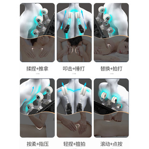 เก้าอี้นวดมิงเรนทัง แบบอัตโนมัติเต็มรูปแบบ ทรงแคปซูลอวกาศ 31-60 ถุงลมนิรภัย ราง SL สำหรับใช้ในบ้าน โซฟาไฟฟ้า - Product Image 1