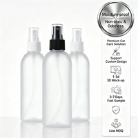 Pulvérisateur à pompe à brume fine en HDPE résistant aux produits chimiques, 350 ml, cylindre translucide de 12 oz
