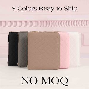 <span class=keywords><strong>Carpeta</strong></span> de Cuero A7 Acolchada de Piel Sintética Pebble de Hongbo, la Más Vendida, con Hoja Separadora y Divisores Disponibles - Product Image 2