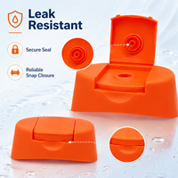 Bouchon à clapet en PP anti-fuite avec valve en silicone pour bouteilles de miel, sirop et sauces