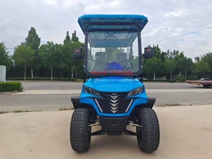 Voiturette de golf électrique à quatre roues avec panier, 1 rangée, 2 places, faible bruit, tout-terrain/club - Product Image 5