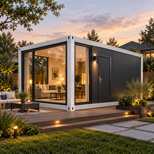 Casa Contenedor Portátil Moderna para Exteriores, de 20, 30 y 40 pies, Casa Modular Prefabricada de Lujo - Product Image 4